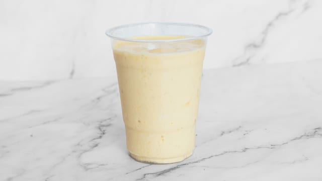 Mango Banana Smoothie.